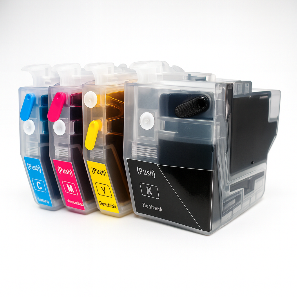 Cartuchos Recargables Brother LC402 con Chip XL Reseteable para MFC-J6940DW